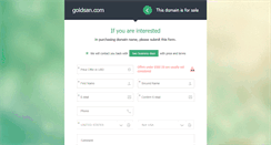 Desktop Screenshot of goldsan.com